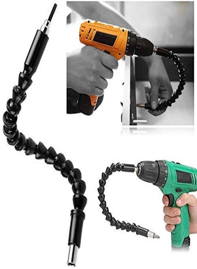 DIY Crafts Pattern No # 2, Combo Set, 295 mm Flexible Shaft Bit Extension Connecting Linking Screwdriver Drill Bits for Power Tools with Bit Shown in Image Connecting Linkin(Pattern No # 2, Combo Set) - Image 4